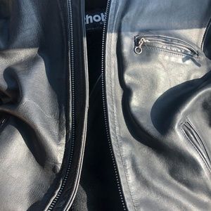 Classic Racer Leather Motorcycle Jacket